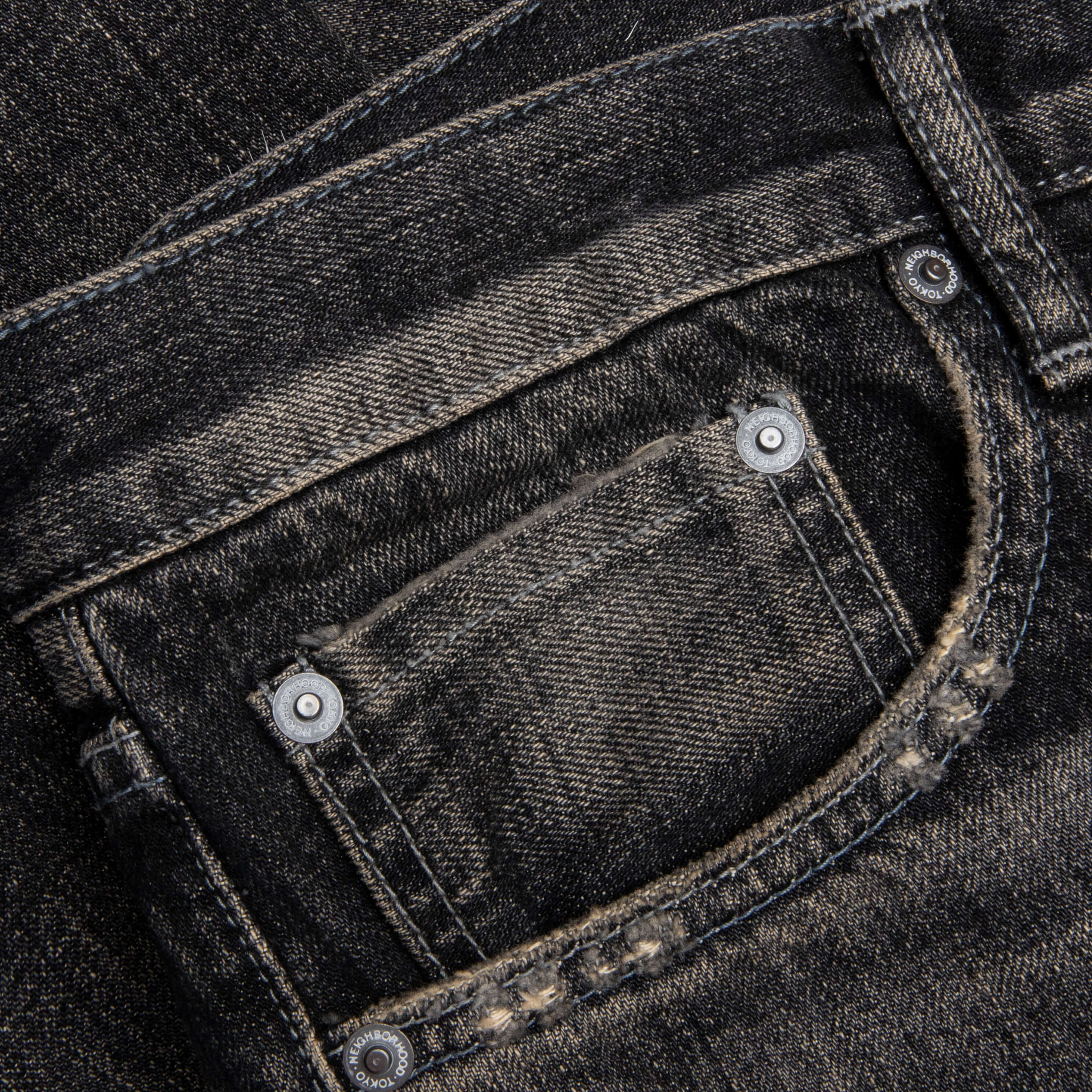 Savage Denim DP Mid Pants Black