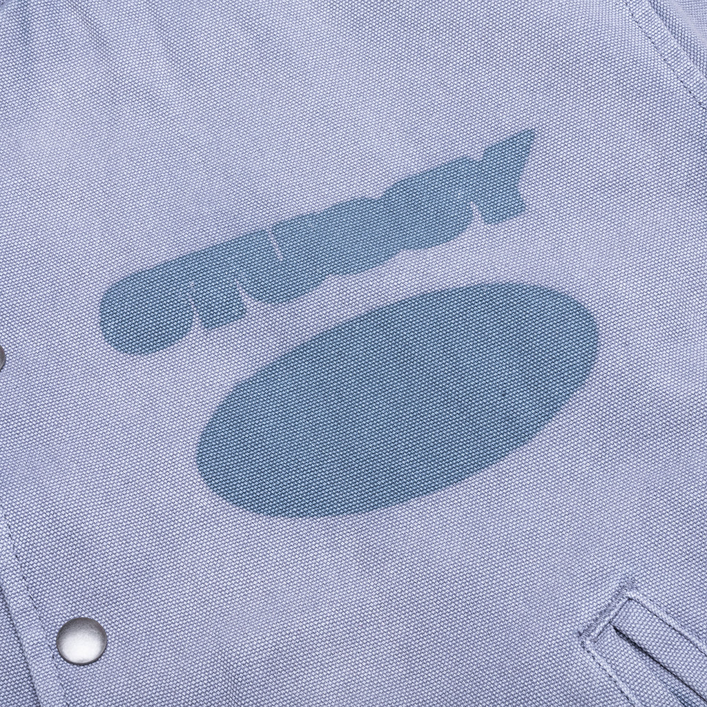 Ghost Logo Canvas Varsity Blu