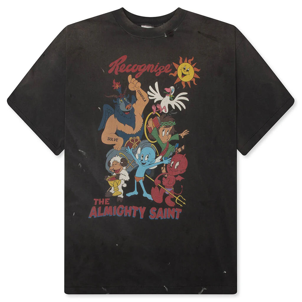 Almighty Saint S S T Shirt Black