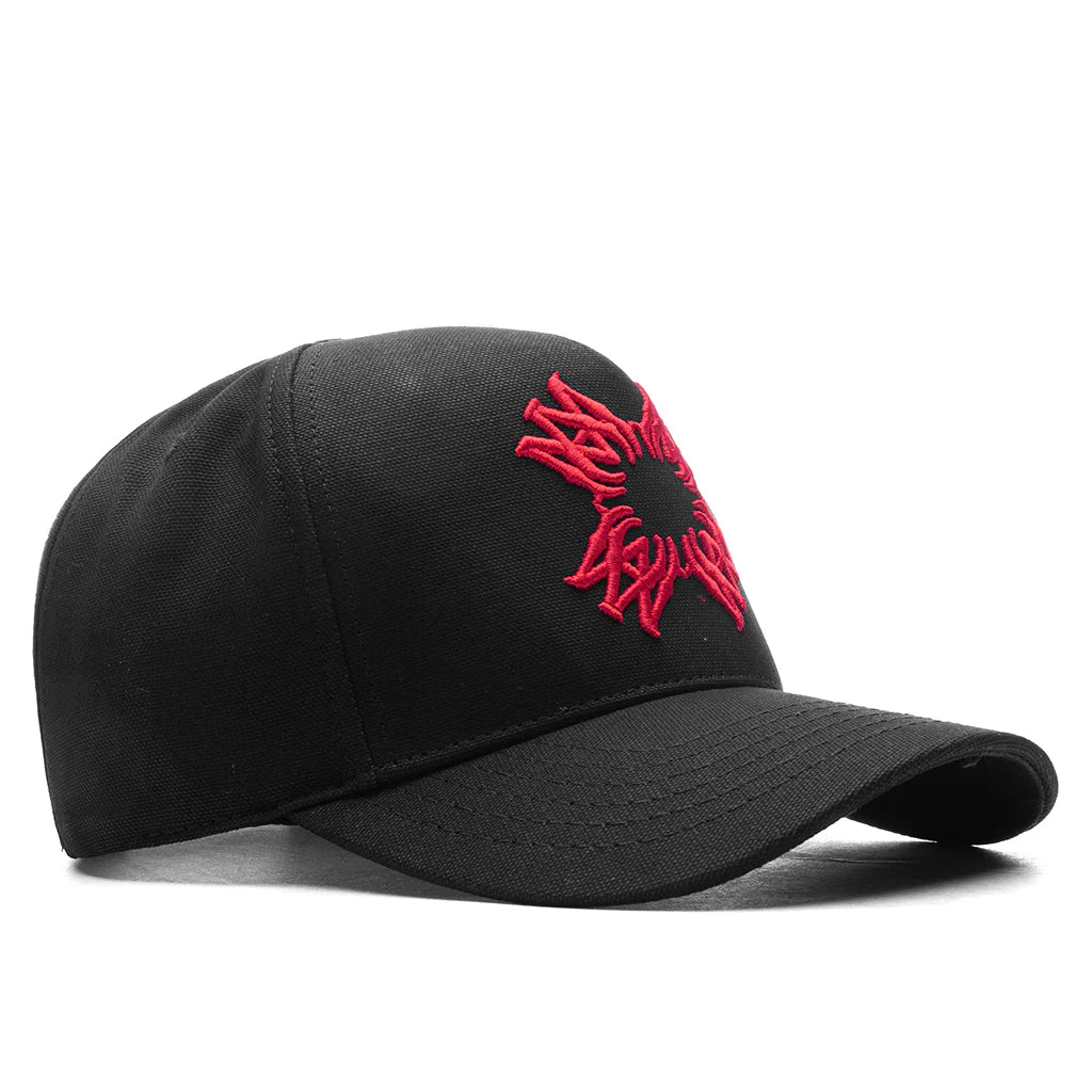 MA Quad Canvas Hat Black Red