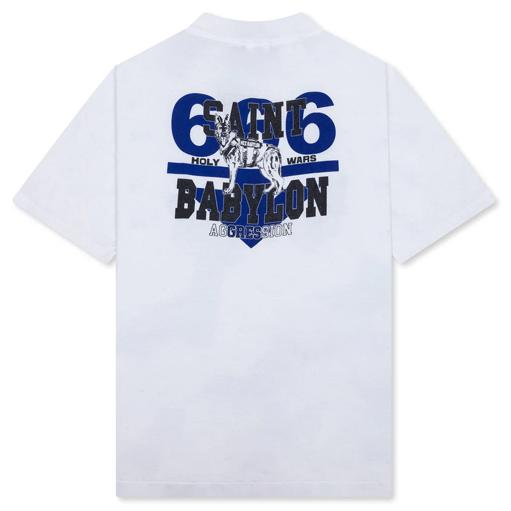 Saint M6 x Babylon Triple 6x Dog S S Tee White