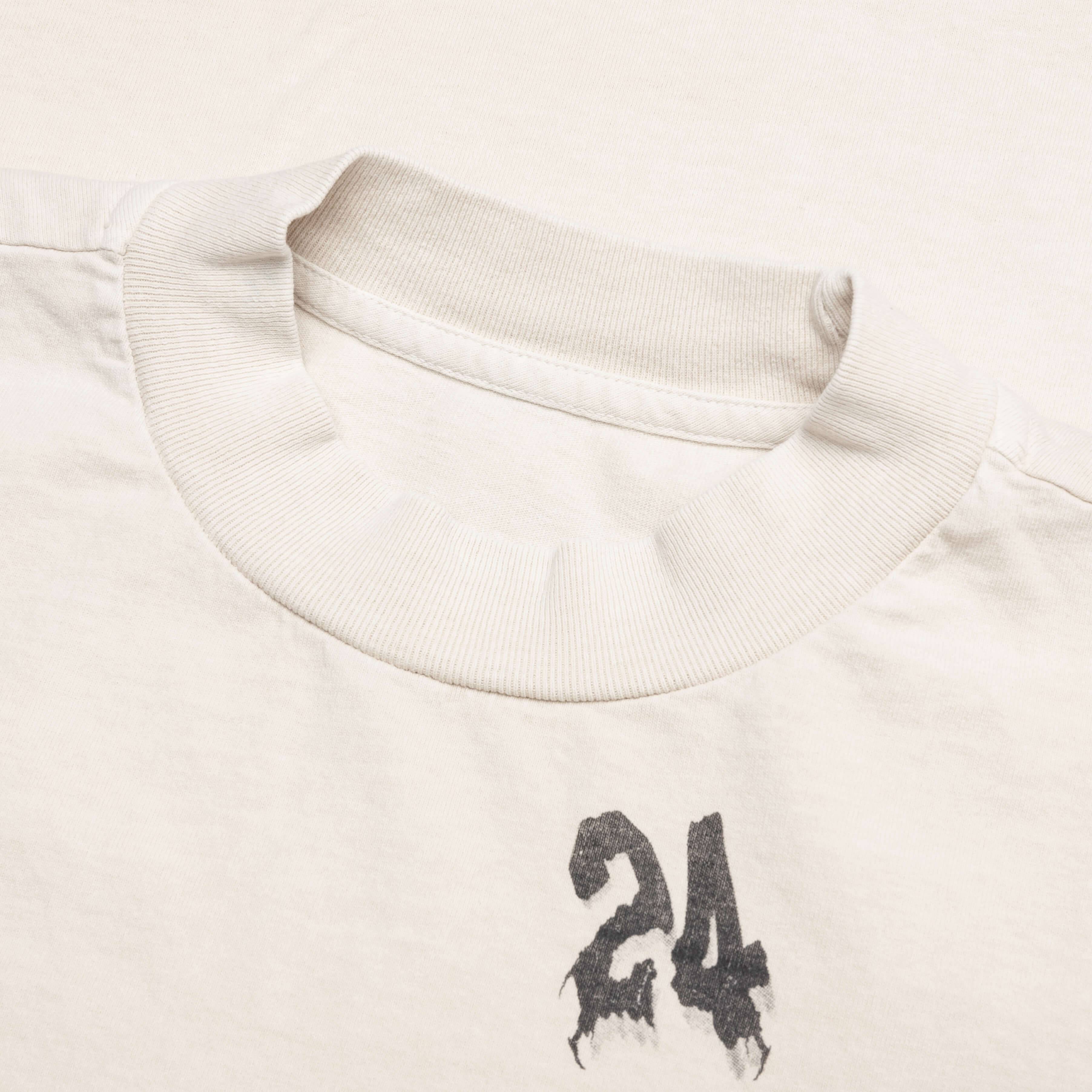 Fin Du Monde L S Tee Vintage White