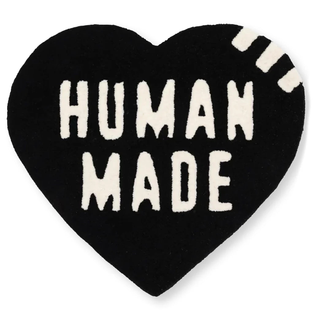 Heart Rug Medium Black