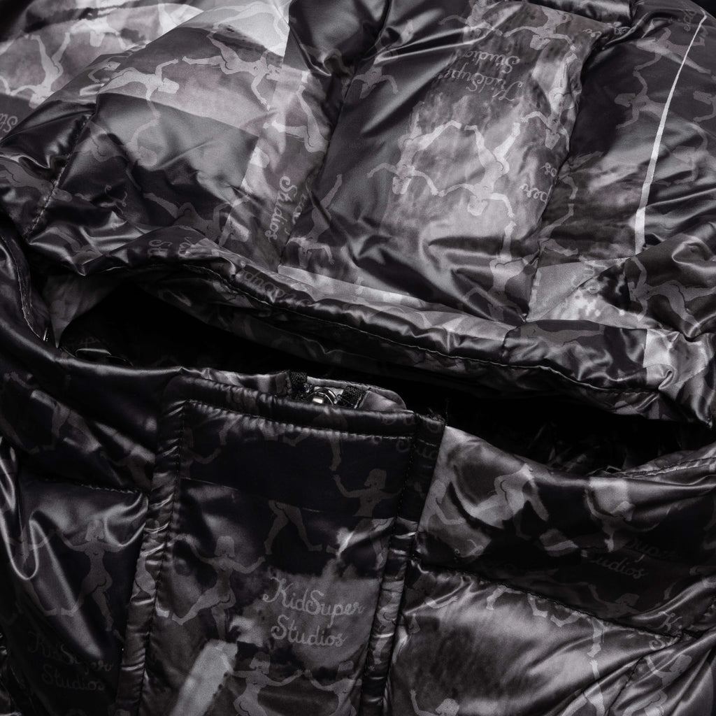 Puma x KidSuper MMQ AOP Puffer Jacket Black