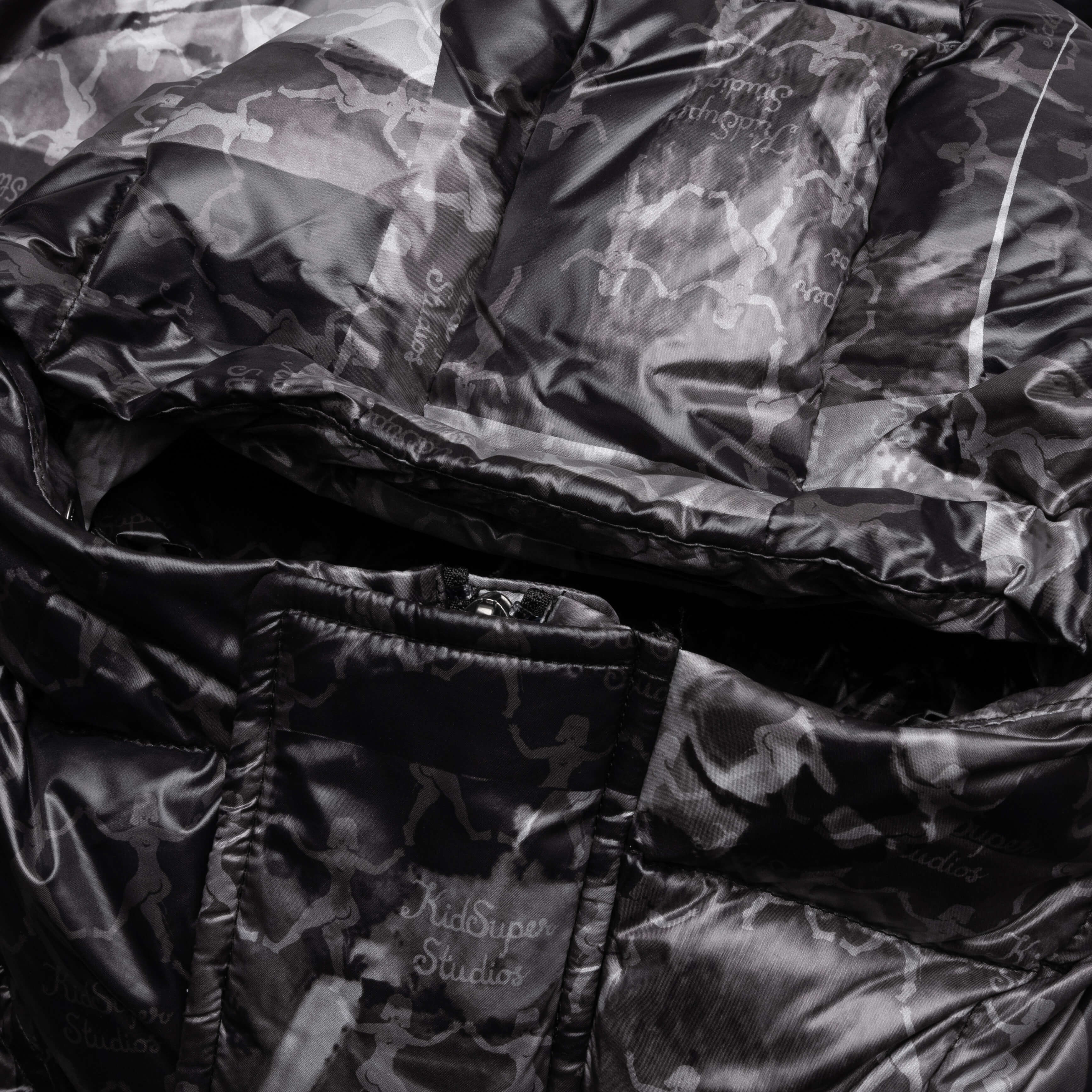 Puma x KidSuper MMQ AOP Puffer Jacket Black