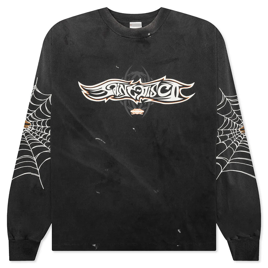 Saint Michael X Teflon Disco Mx6 Saint Disco Insanity L S Tee Black