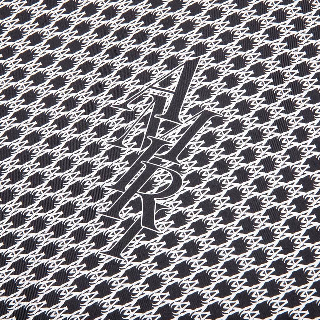 Houndstooth Bowling Shirt Black