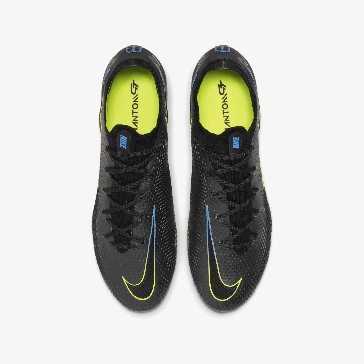 Nike Phantom GT Elite FG Firm Ground Soccer Cleats Black Blue