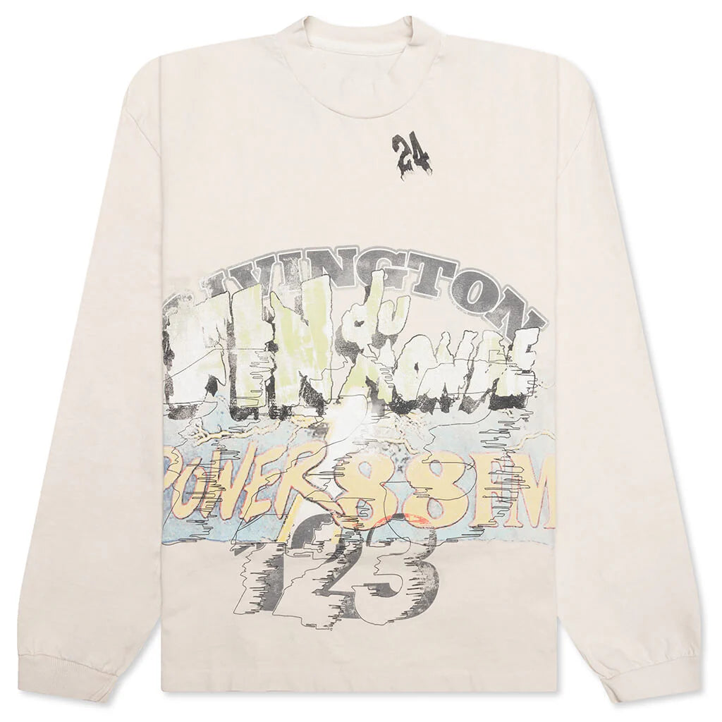 Fin Du Monde L S Tee Vintage White