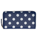Comme des Garcons Polka Dots Wallet Navy
