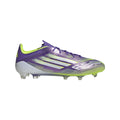 adidas F50 Elite Firm Ground Soccer Cleats Purple White Lemon