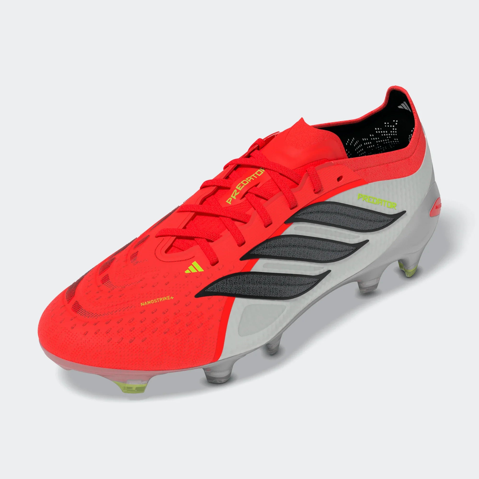 adidas Predator Elite FG Firm Ground Mens Soccer Cleats Lucid Red Black White