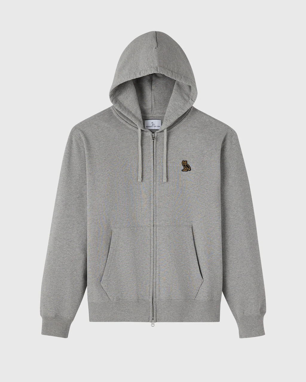 Classic Full Zip Hoodie Heather Grey