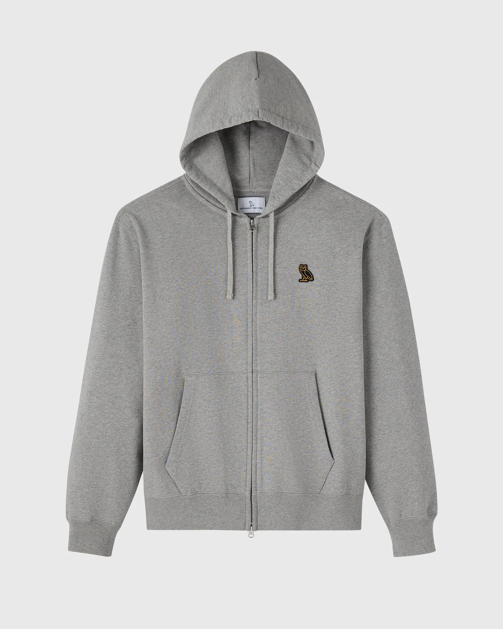 Classic Full Zip Hoodie Heather Grey