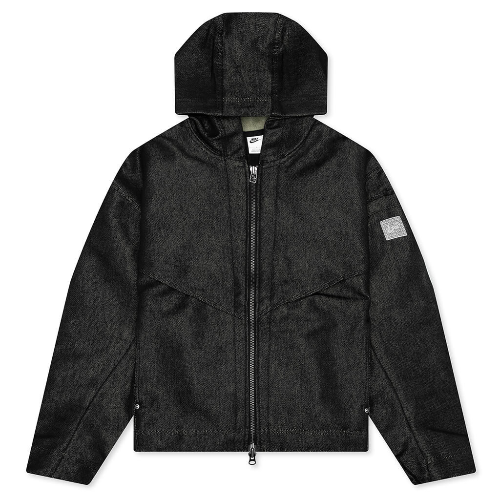 XT Denim Jacket Black Antique Silver