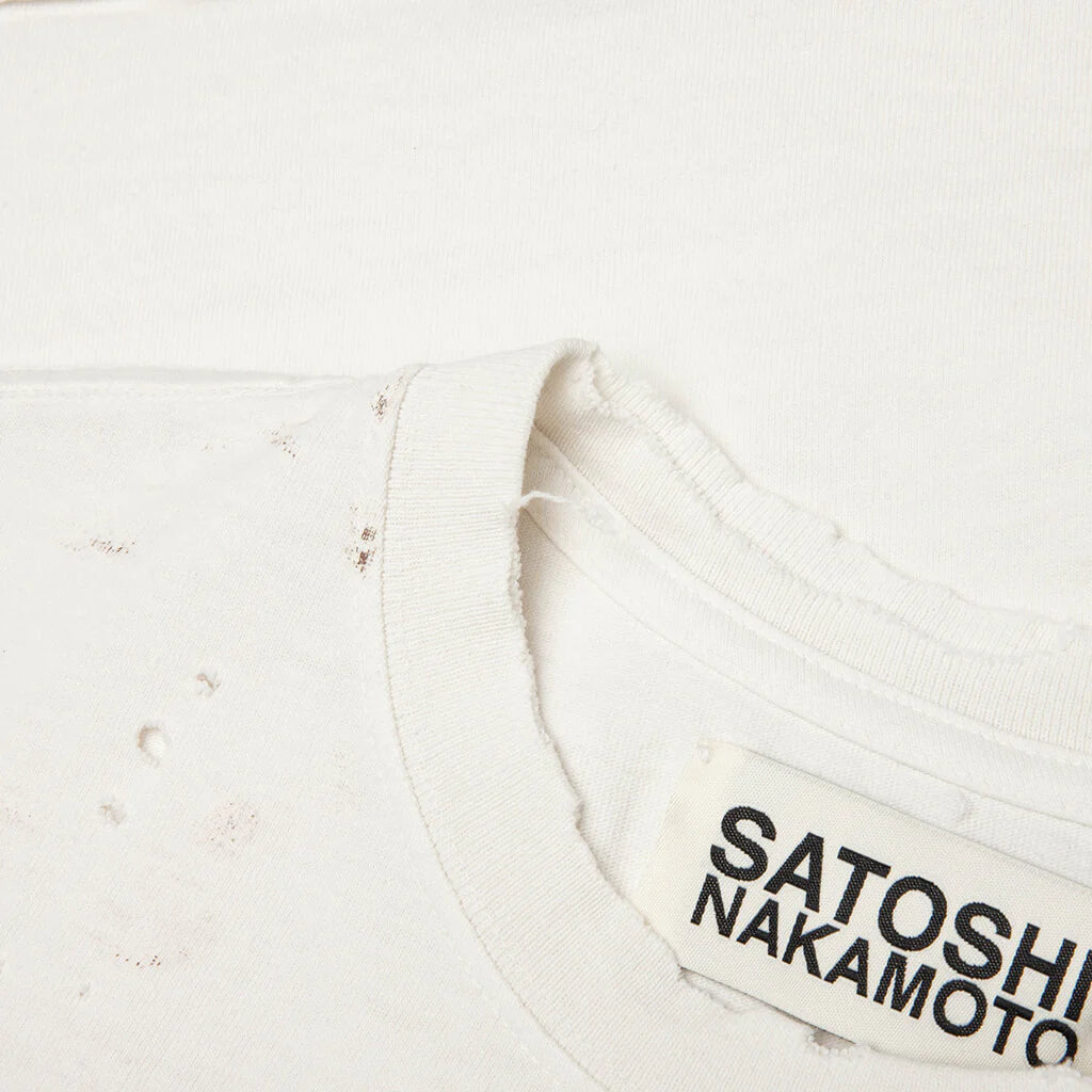Globe Of Death Tee Vintage White