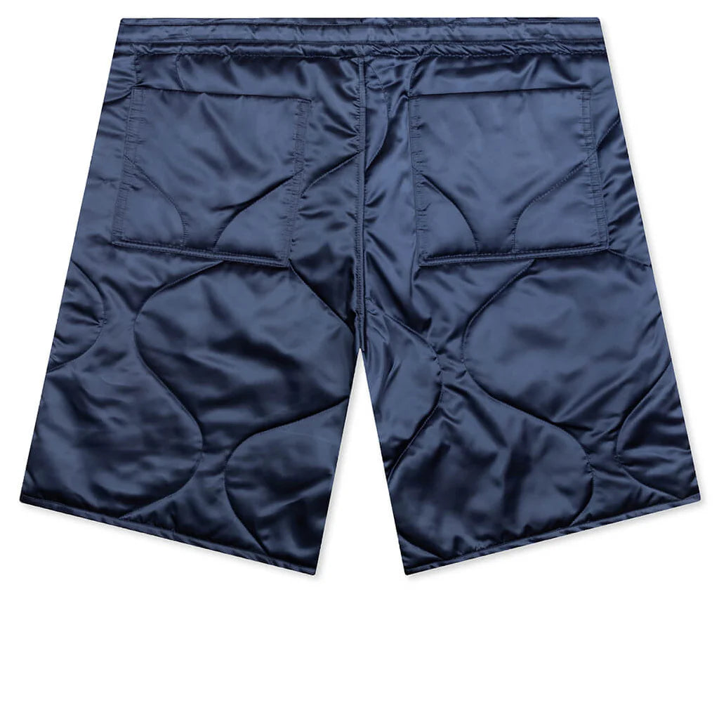 Quilted Shorts Light Indigo