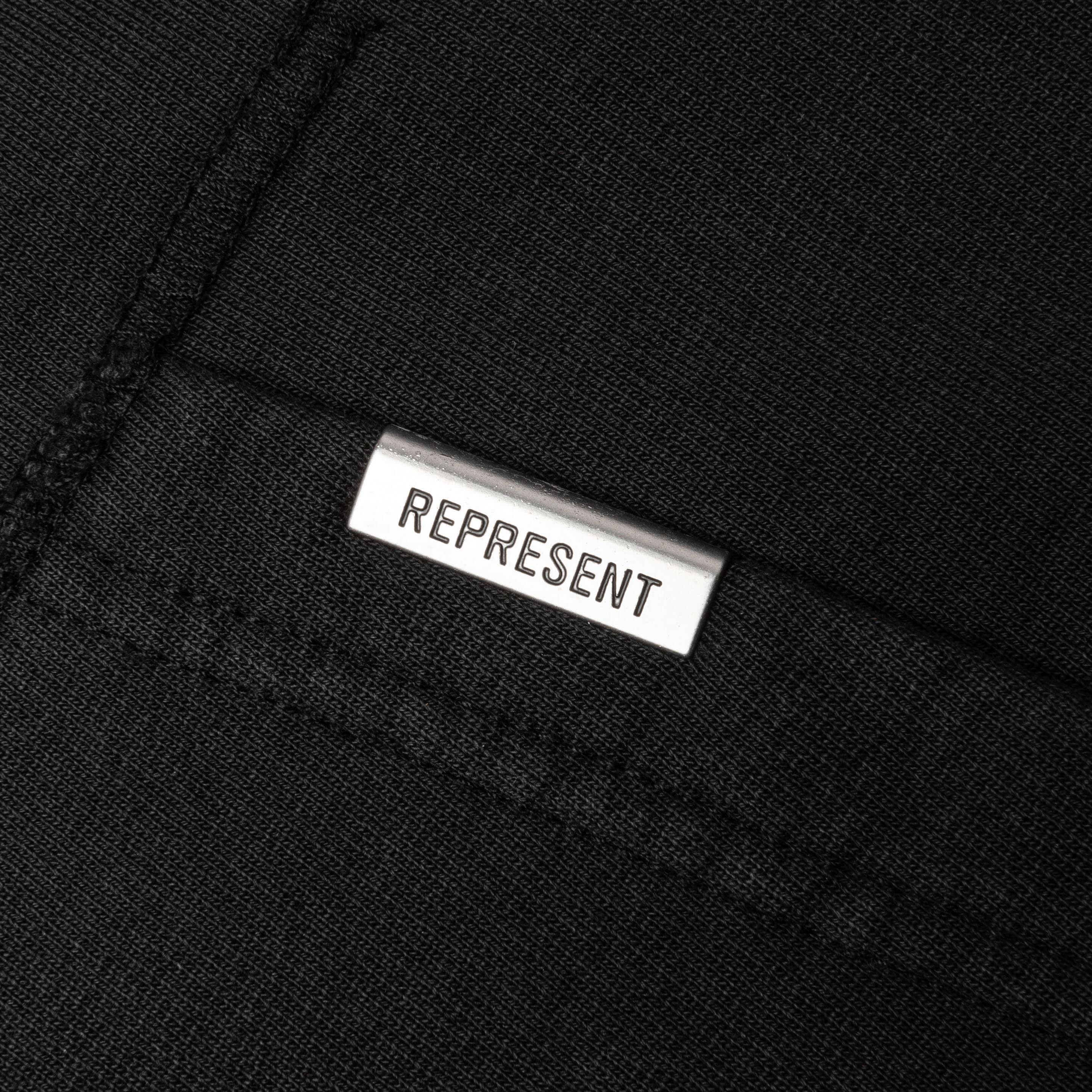 Feature x Represent Champions Hoodie Stained Black