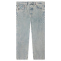 Loose Fit Jeans Blue Beige