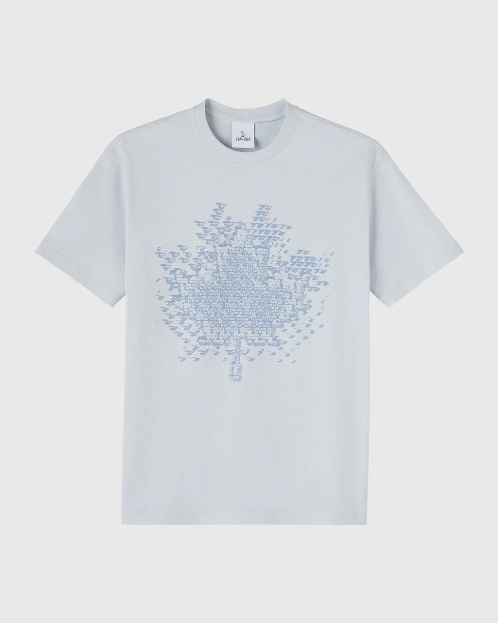 Digi Leaf Tee Kyanite Blue