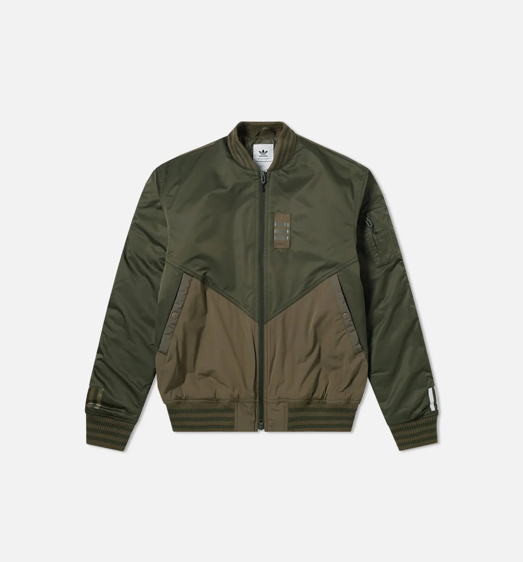 White Mountaineering Collection Mens Flight Jacket Olive Olive