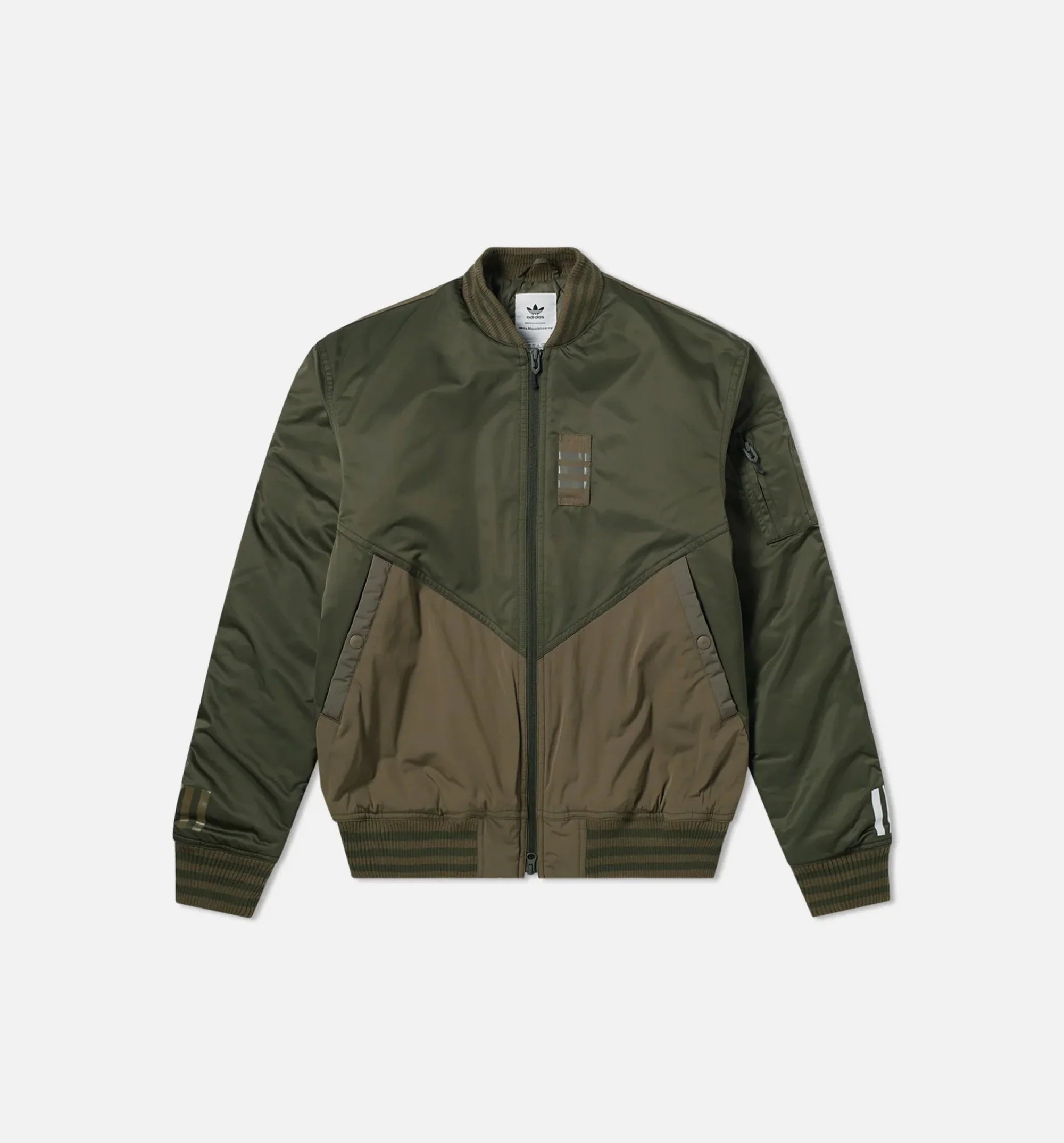 White Mountaineering Collection Mens Flight Jacket Olive Olive