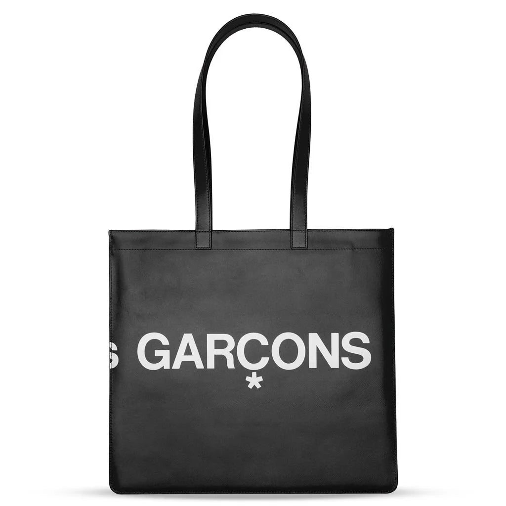 Comme des Garcons SA9001HL Huge Logo Tote Bag Black