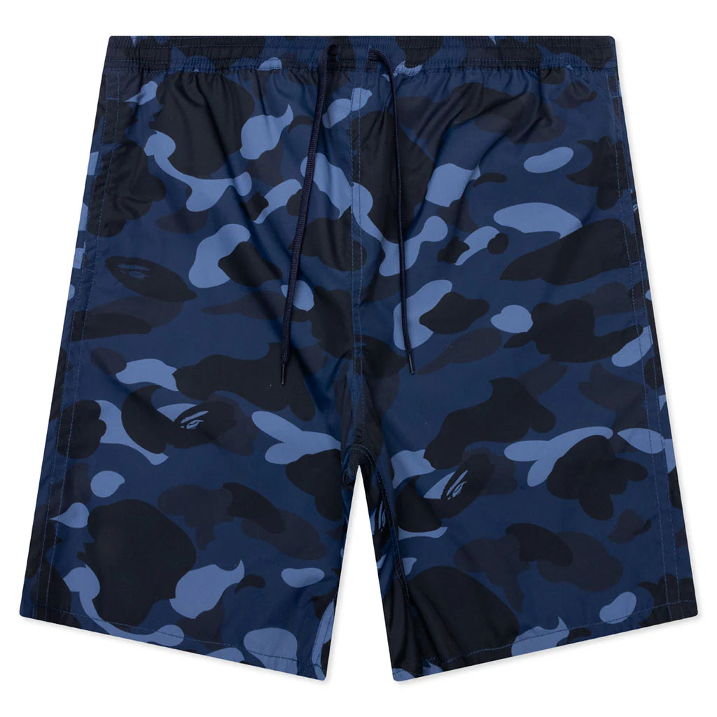 Color Camo Shark Reversible Shorts Navy