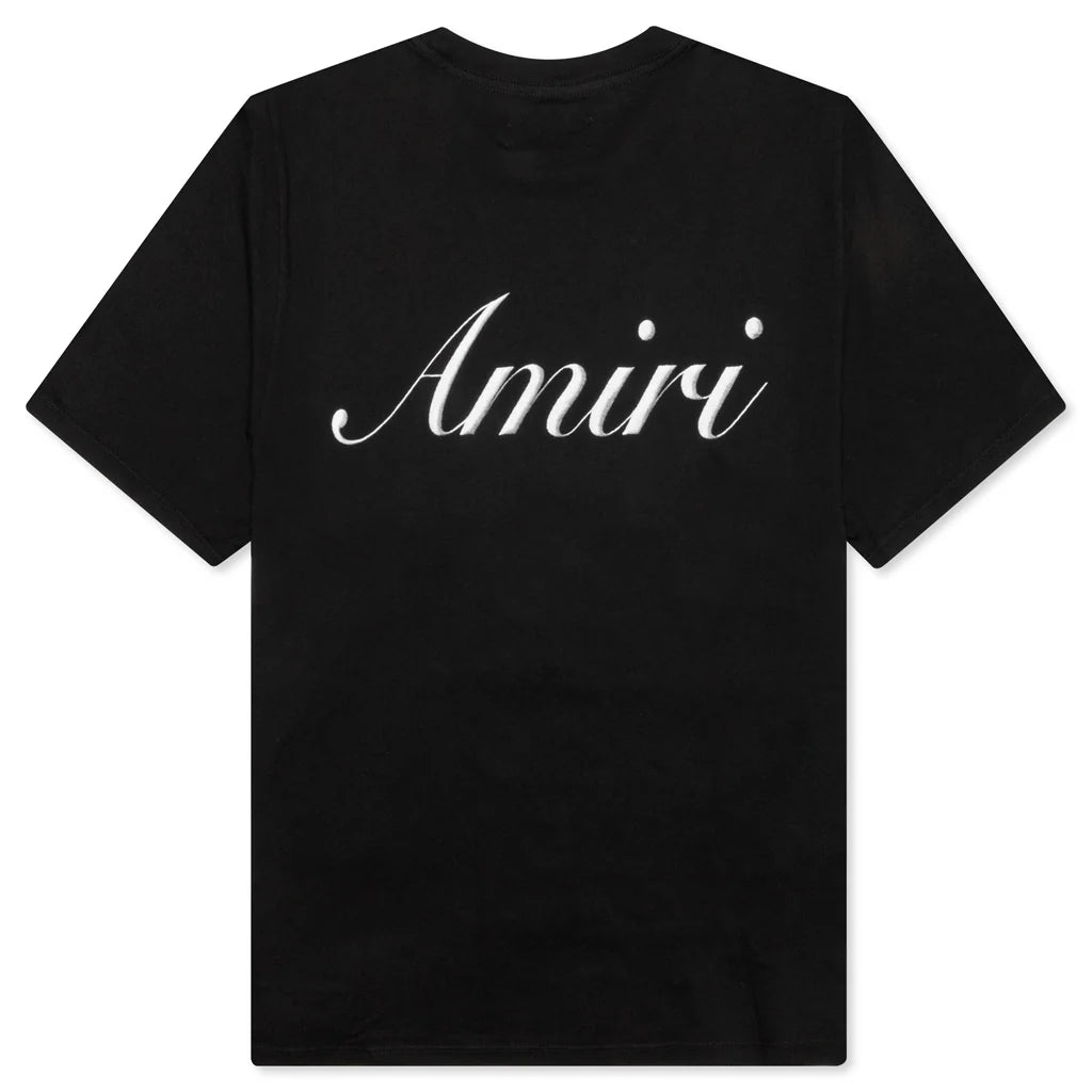 Script Logo Tee Black