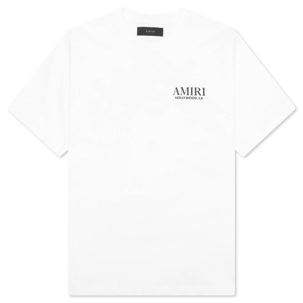 Bones Stacked Tee White
