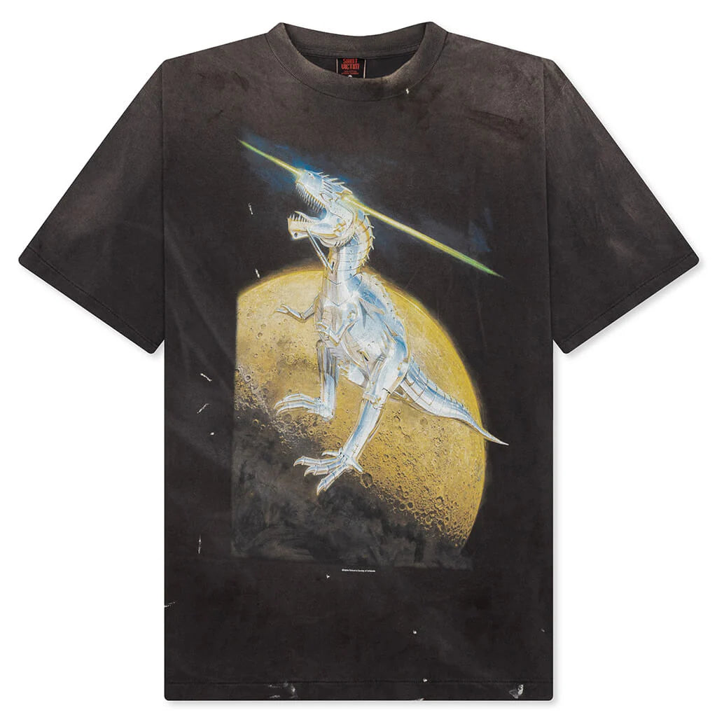 Saint M6 x Sorayama T Rex S S Tee Black