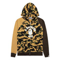 1st Camo Crazy College Full Zip Hoodie Yellow