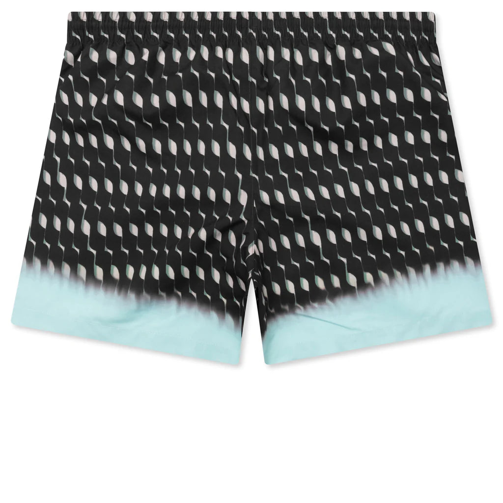 Printed Swim Shorts Brown