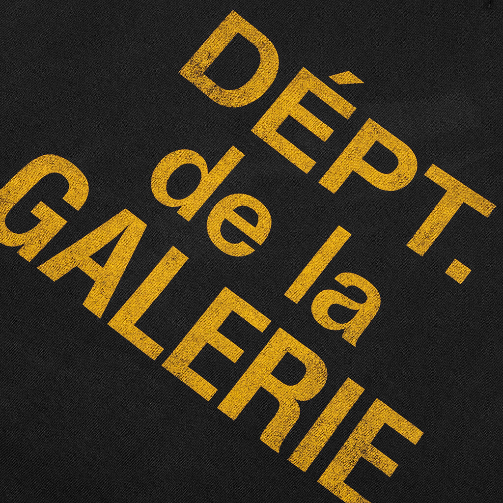 Dept De La Galerie Hoodie Black