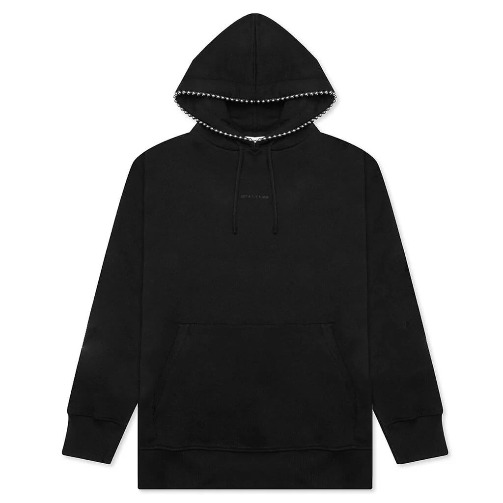 Ball Chain Hoodie Black