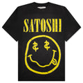 Smiley Tee Washed Black