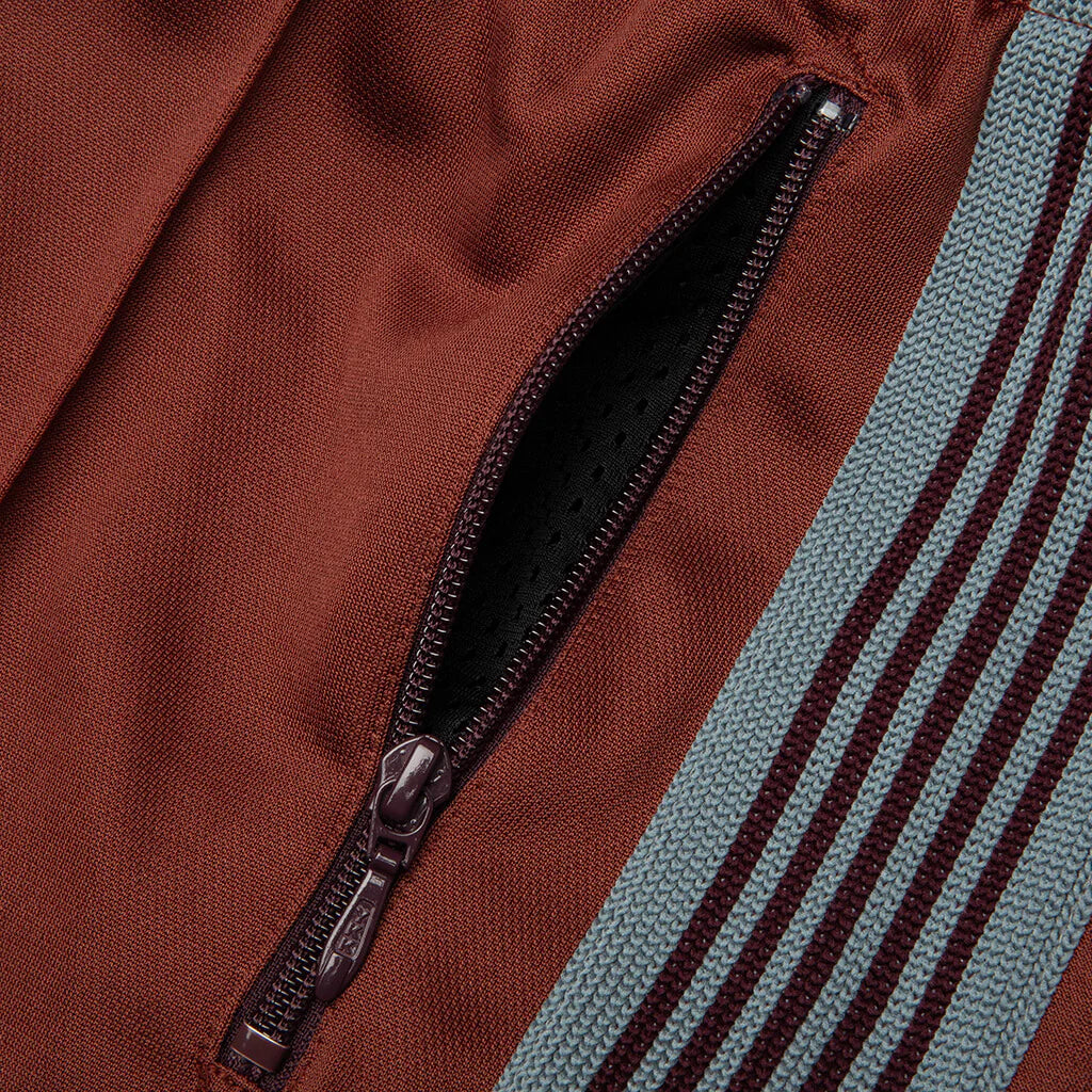Poly Smooth Boot Cut Track Pant Rust