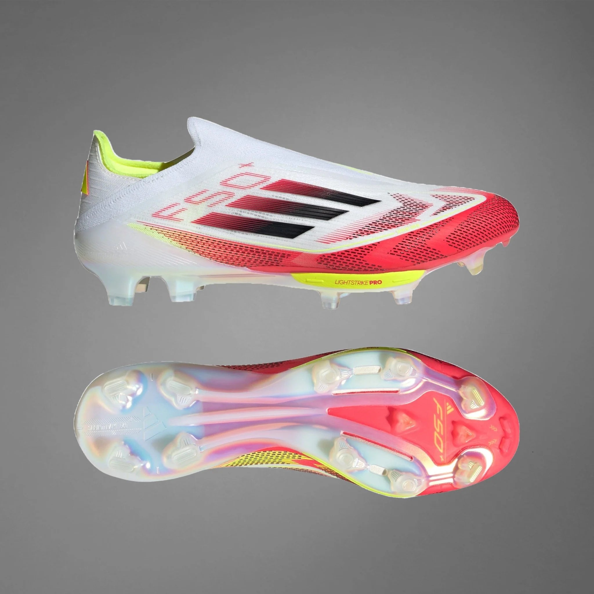 adidas F50 FG Mens Soccer Cleats White Black Yellow