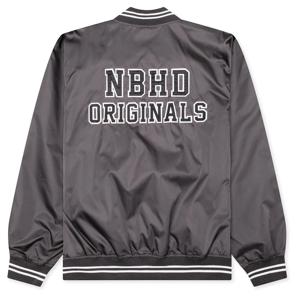 Baseball Jacket Charcoal