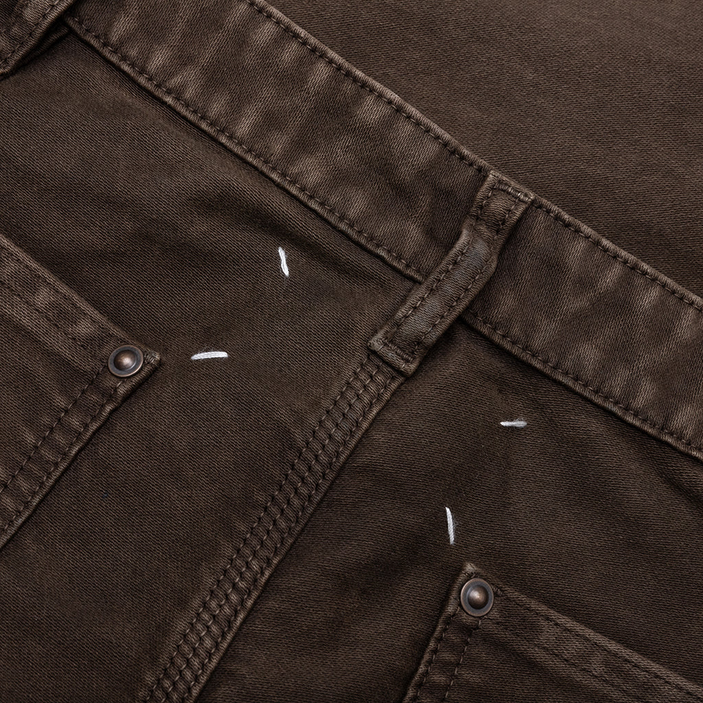 Straight Leg Jeans Brown