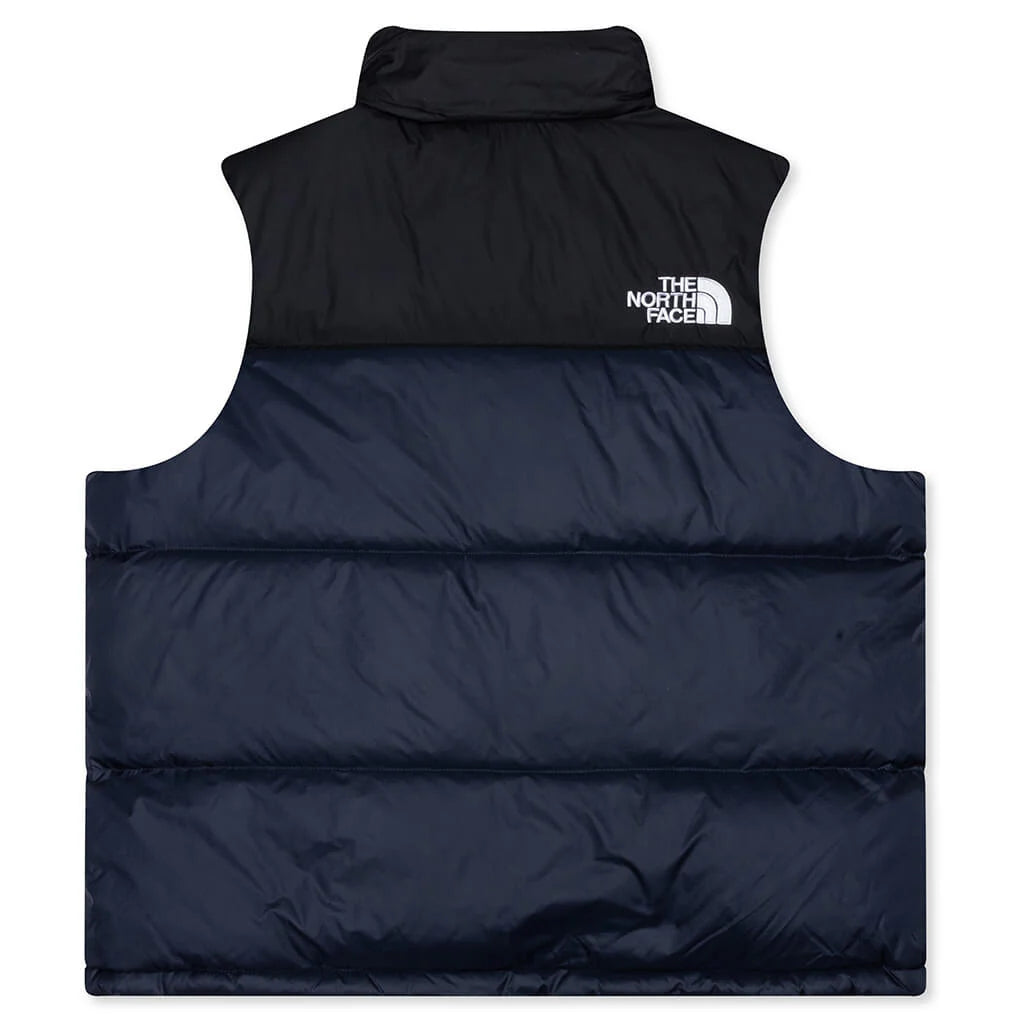 1996 Retro Nuptse Vest Summit Navy Black