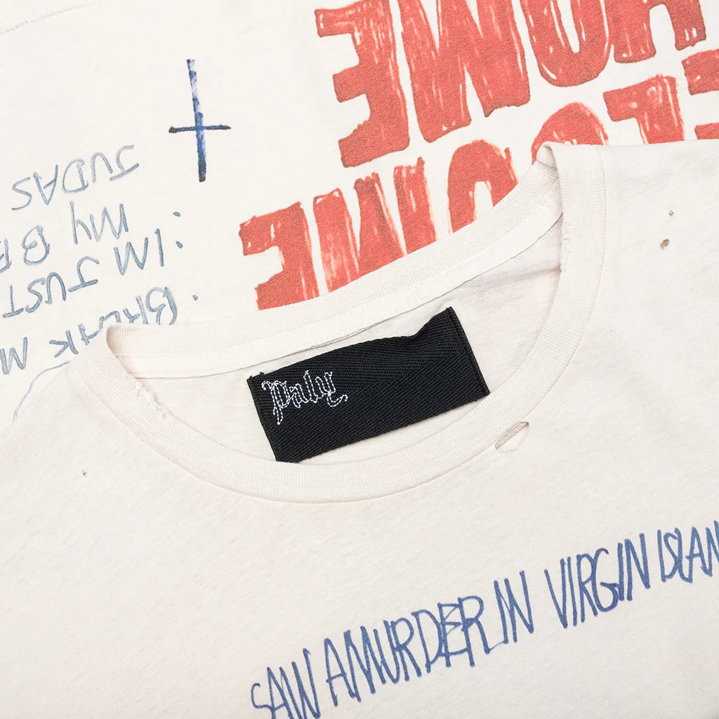 Bad Luck Tee Vintage White