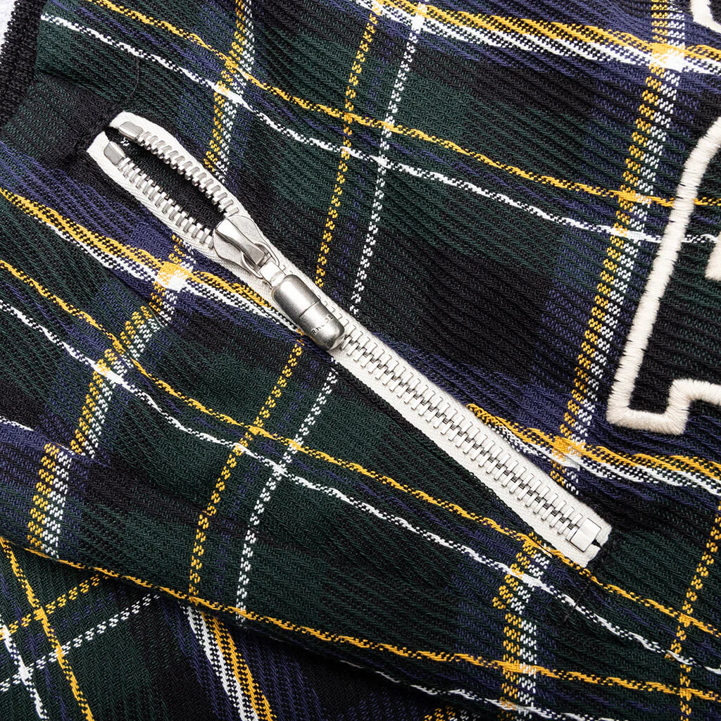 Flannel Court Logo Short Multi Green