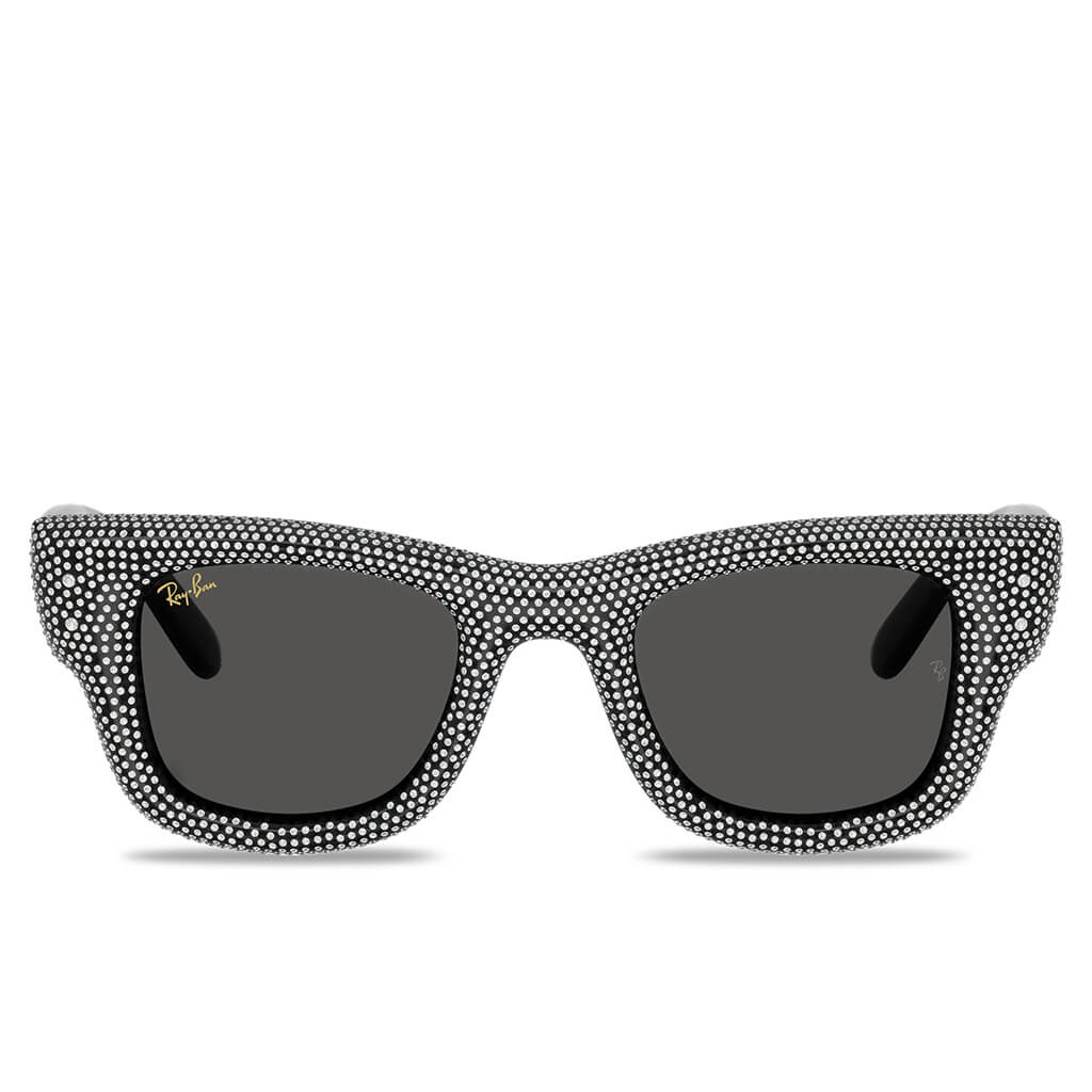 Ray Ban x AAP Rocky Wayfarer Puffer Crystal Pavé Edition Black Strass Pave