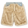Fur Shorts Cream