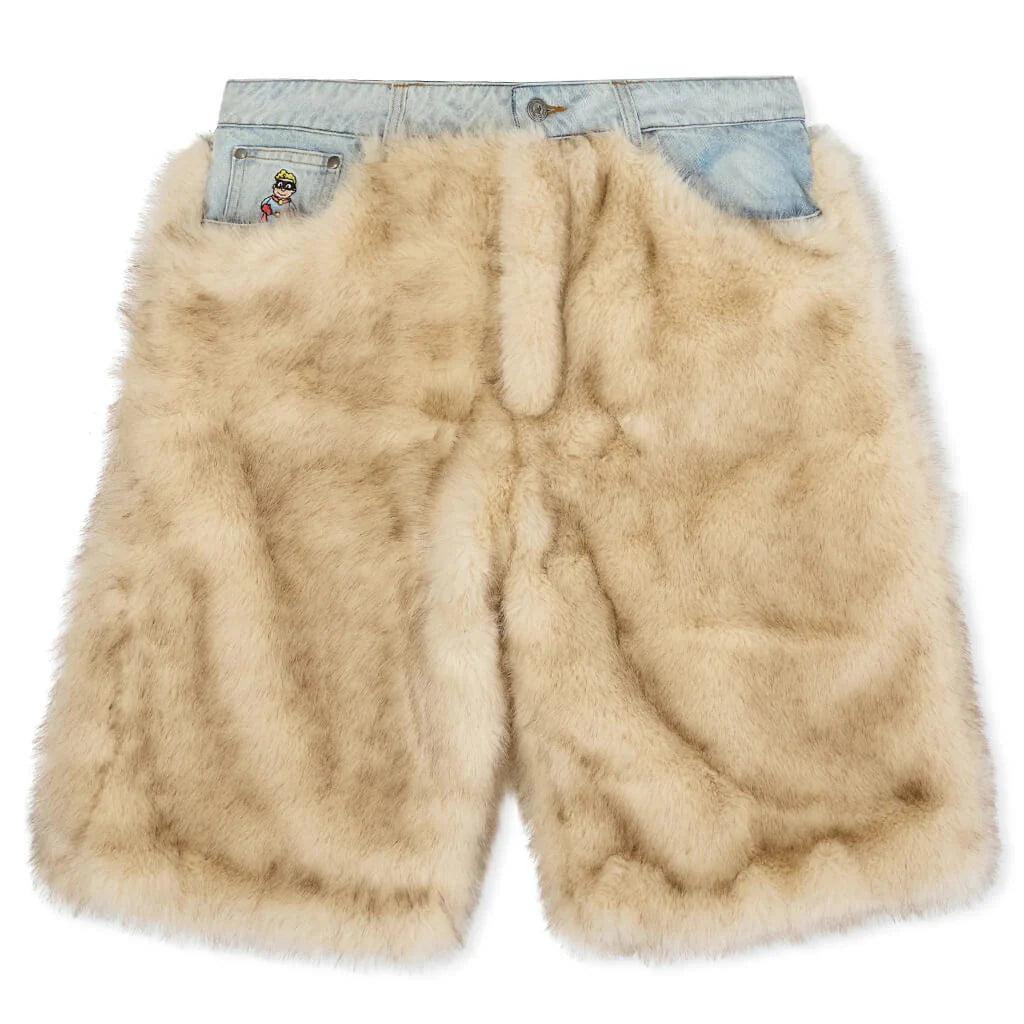 Fur Shorts Cream