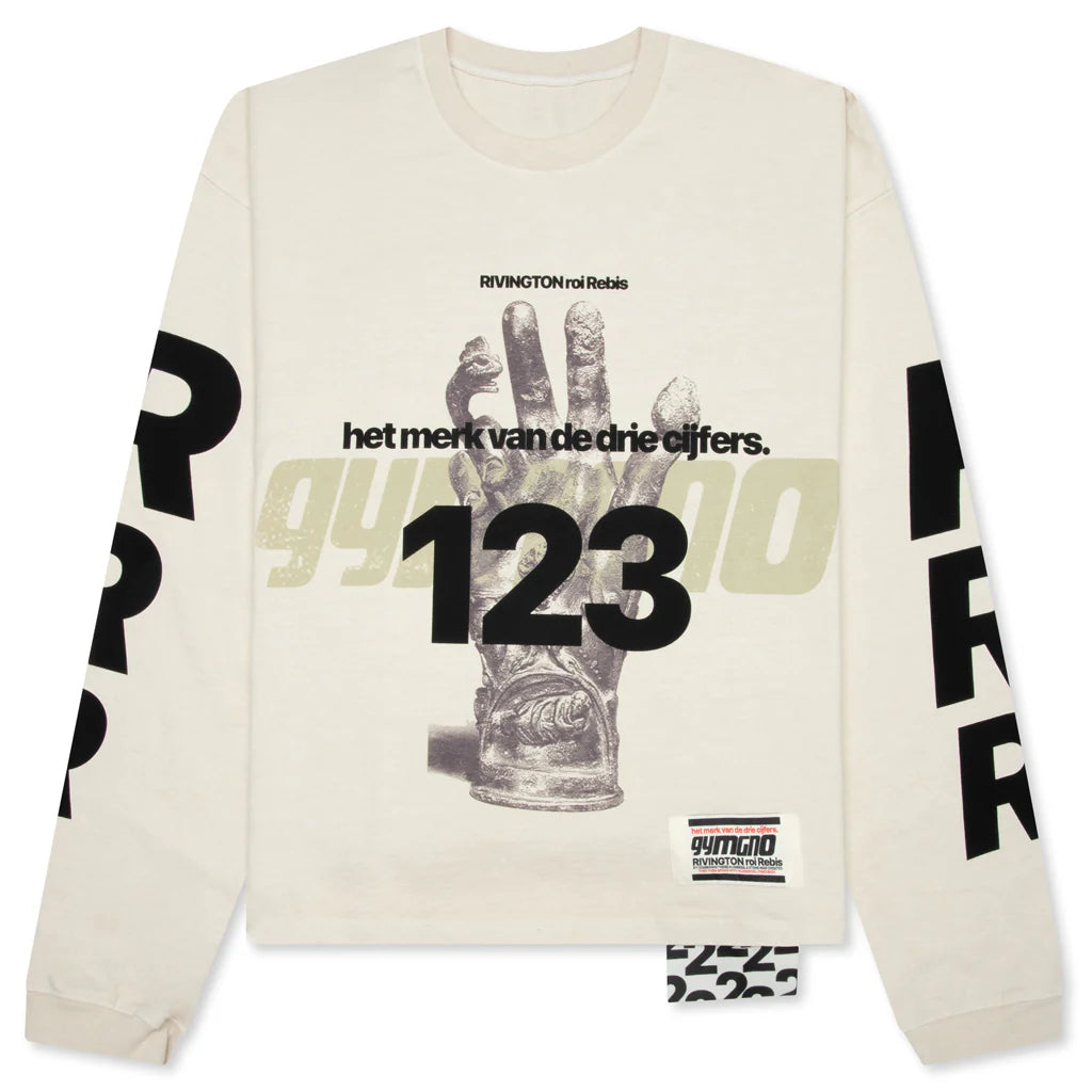 Our Hand Tee Vintage White