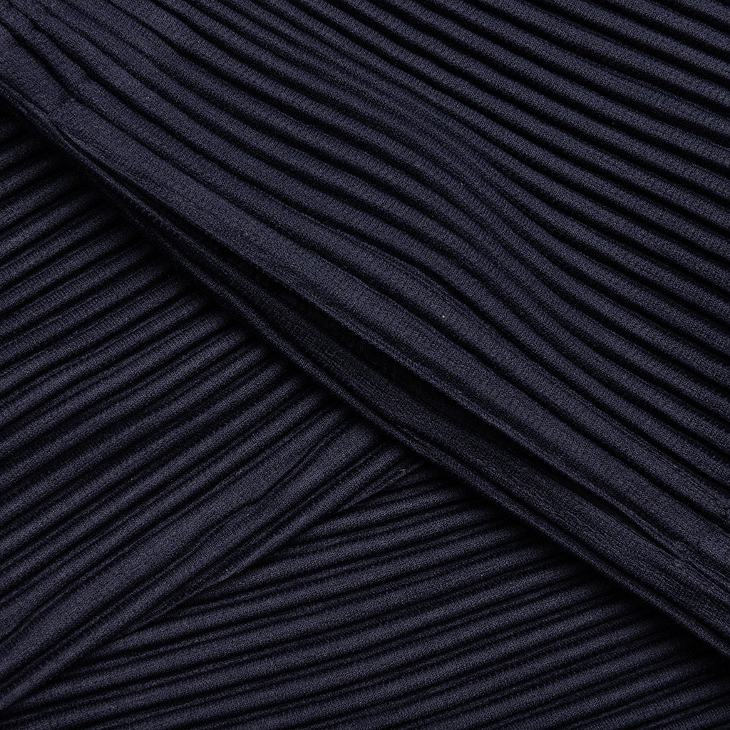 Tailored Pleats Pants Blue