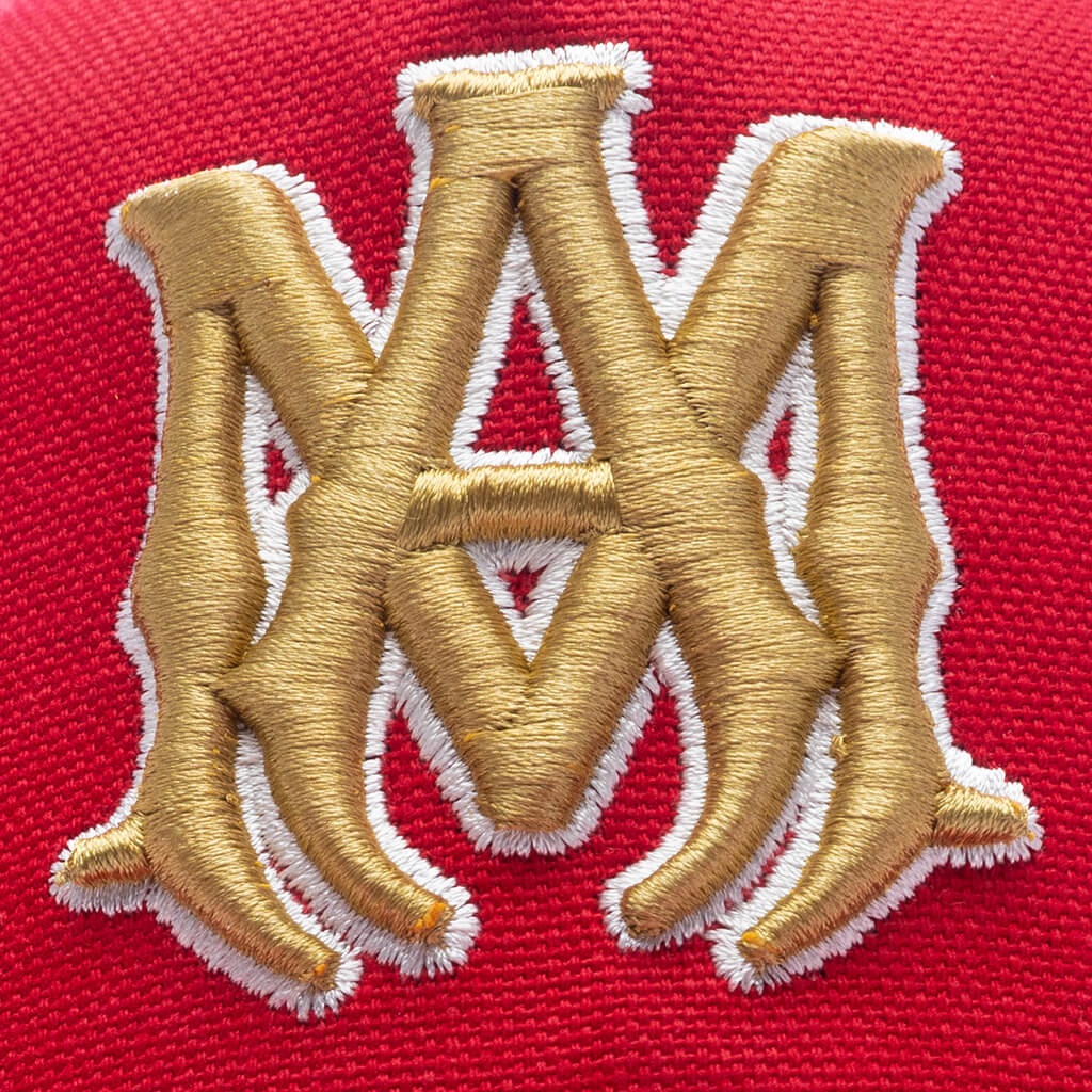 MA Outline Canvas Hat Varsity Red