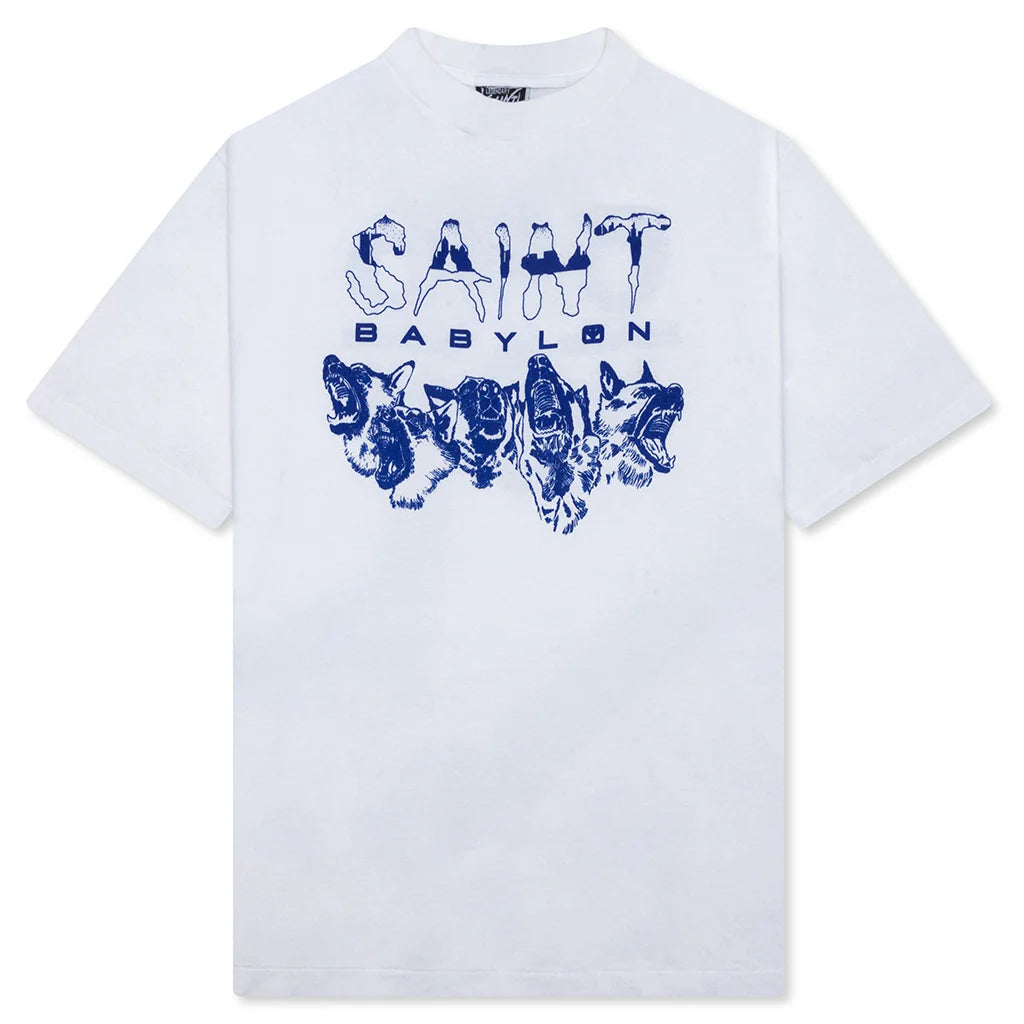 Saint M6 x Babylon Triple 6x Dog S S Tee White